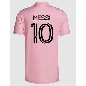 Herren Fußballbekleidung Inter Miami Lionel Messi #10 Heimtrikot 2023-24 Kurzarm